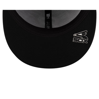 Chicago White Sox 2025 Clubhouse Alt Black 59FIFTY Fitted Hat