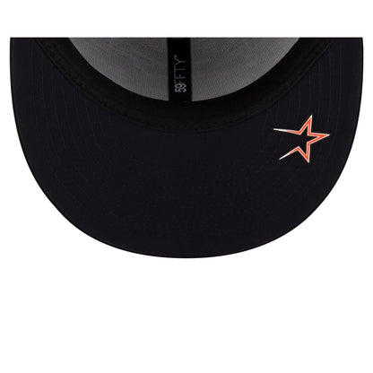 Houston Astros 2025 Clubhouse Alt Black 59FIFTY Fitted Hat