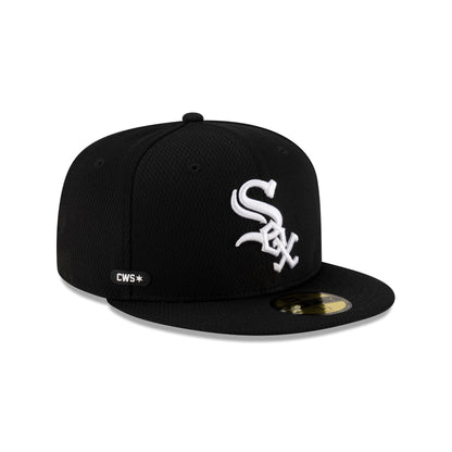 Chicago White Sox 2025 Clubhouse Black 59FIFTY Fitted Hat