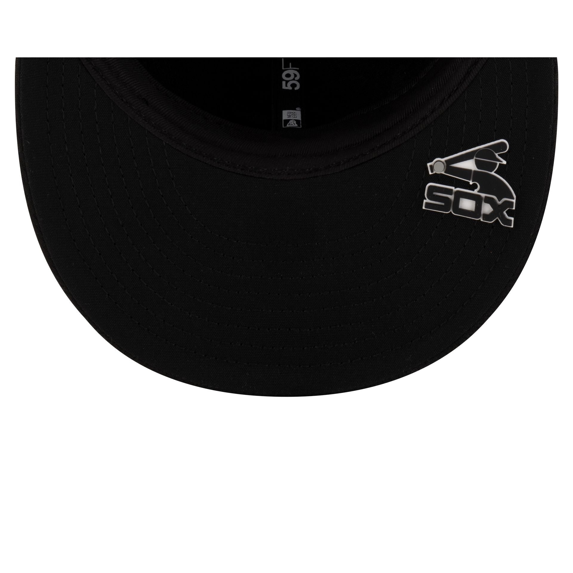 Chicago White Sox 2025 Clubhouse Black 59FIFTY Fitted Hat