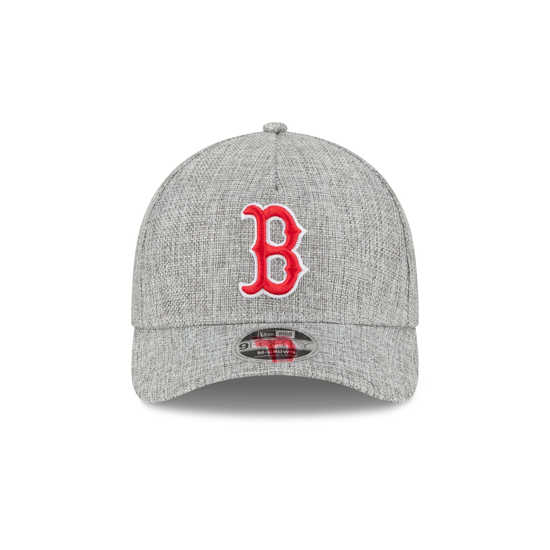 Boston Red Sox Cotton Weave Gray 9FORTY M-Crown A-Frame Snapback Hat