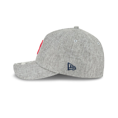 Boston Red Sox Cotton Weave Gray 9FORTY M-Crown A-Frame Snapback Hat
