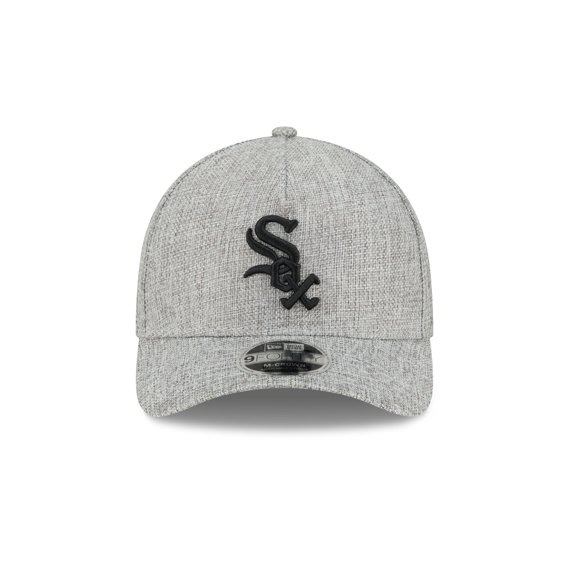 Chicago White Sox Cotton Weave Gray 9FORTY M-Crown A-Frame Snapback Hat