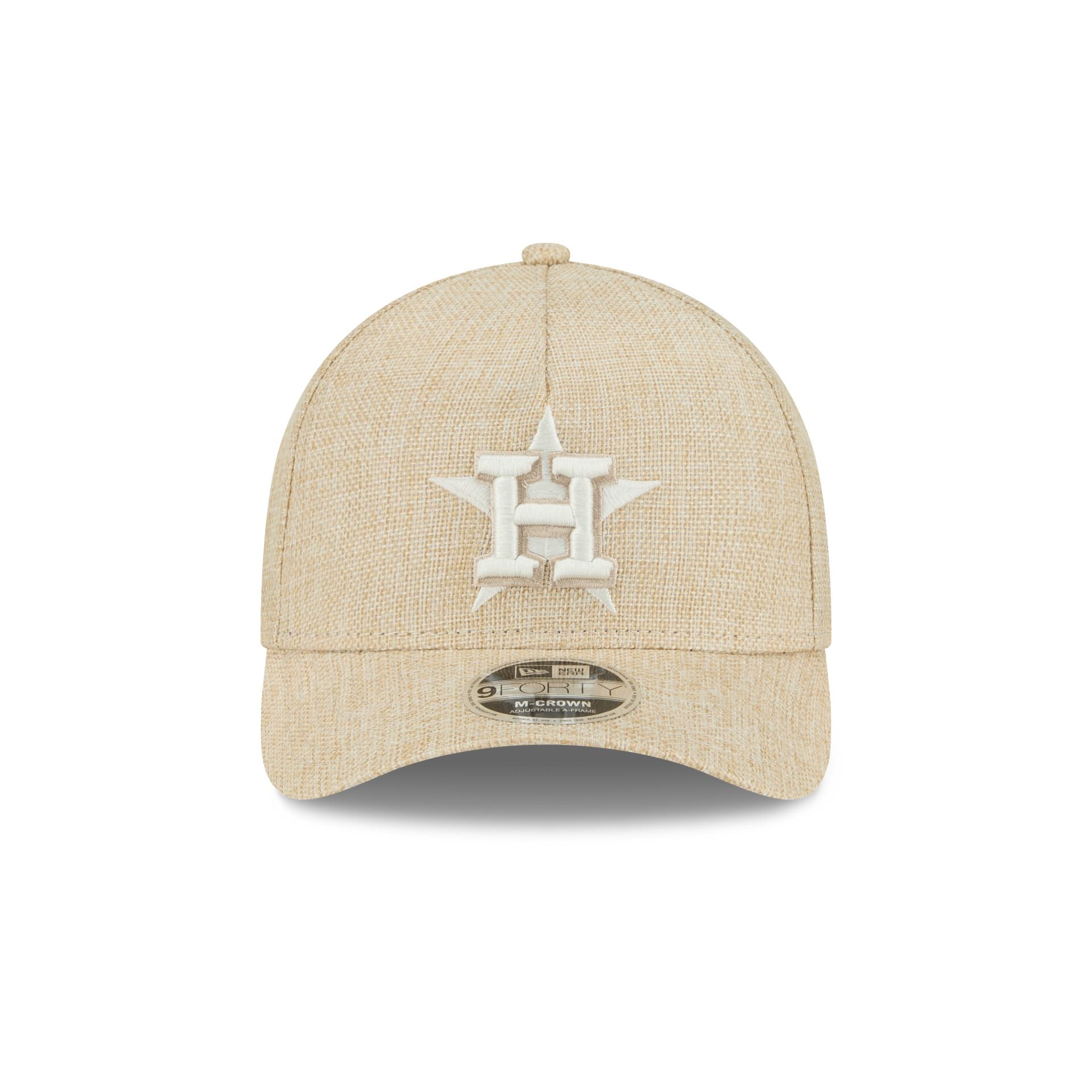 Houston Astros Cotton Weave Stone 9FORTY M-Crown A-Frame Snapback Hat