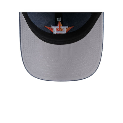 Houston Astros Washed Contrast 9TWENTY Adjustable Hat