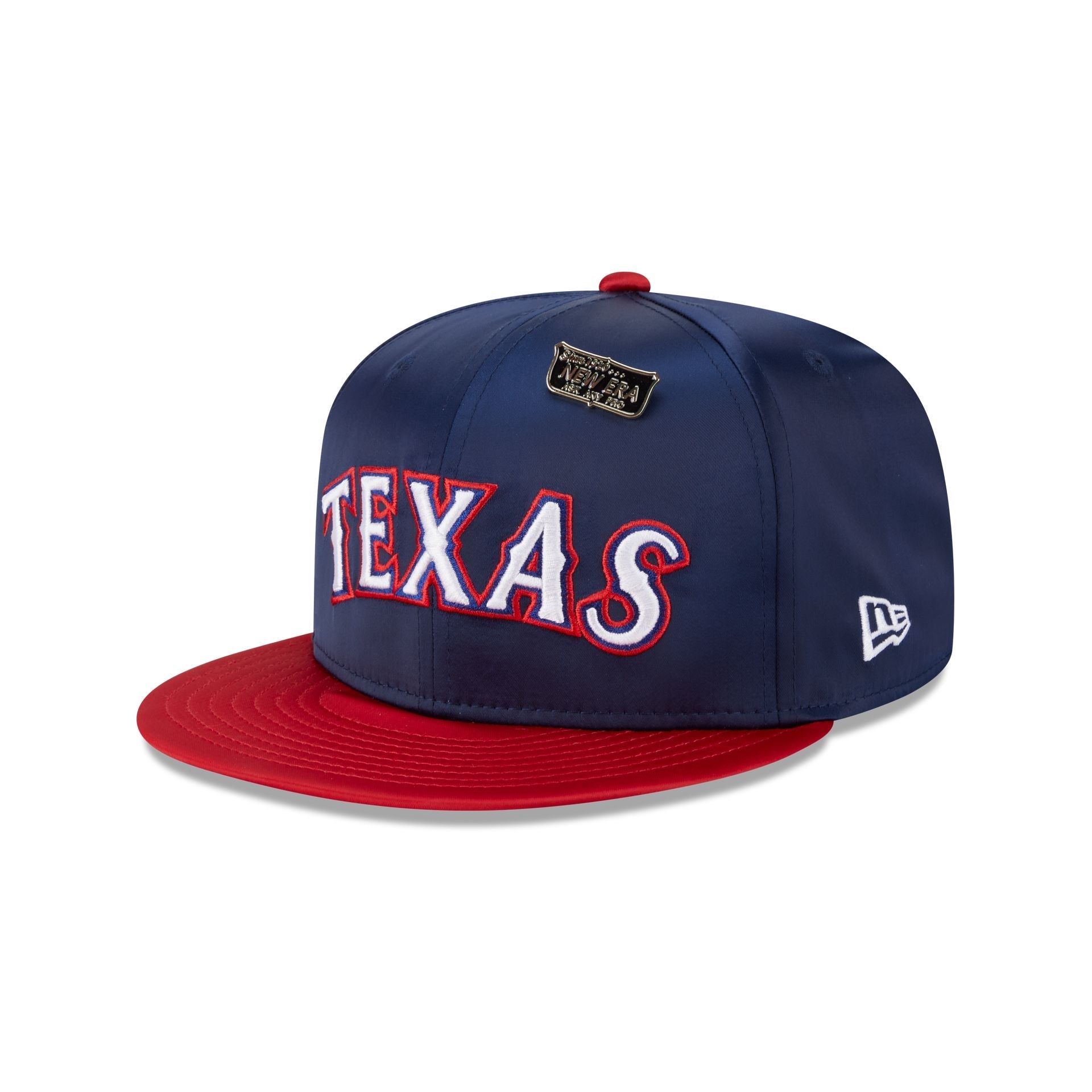 Texas Rangers Satin Pin 9FIFTY Snapback Hat