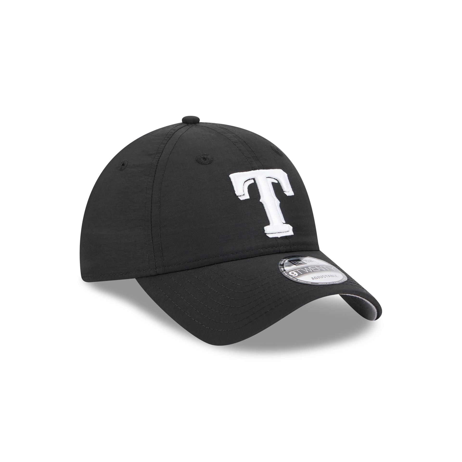 Texas Rangers Everyday Nylon Black 9TWENTY Adjustable Hat