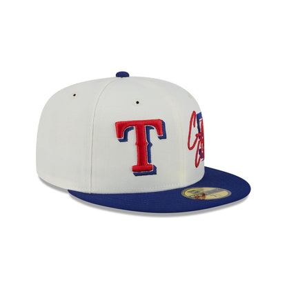 Texas Rangers Corey Seager Chrome White 59FIFTY Fitted Hat