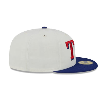 Texas Rangers Corey Seager Chrome White 59FIFTY Fitted Hat