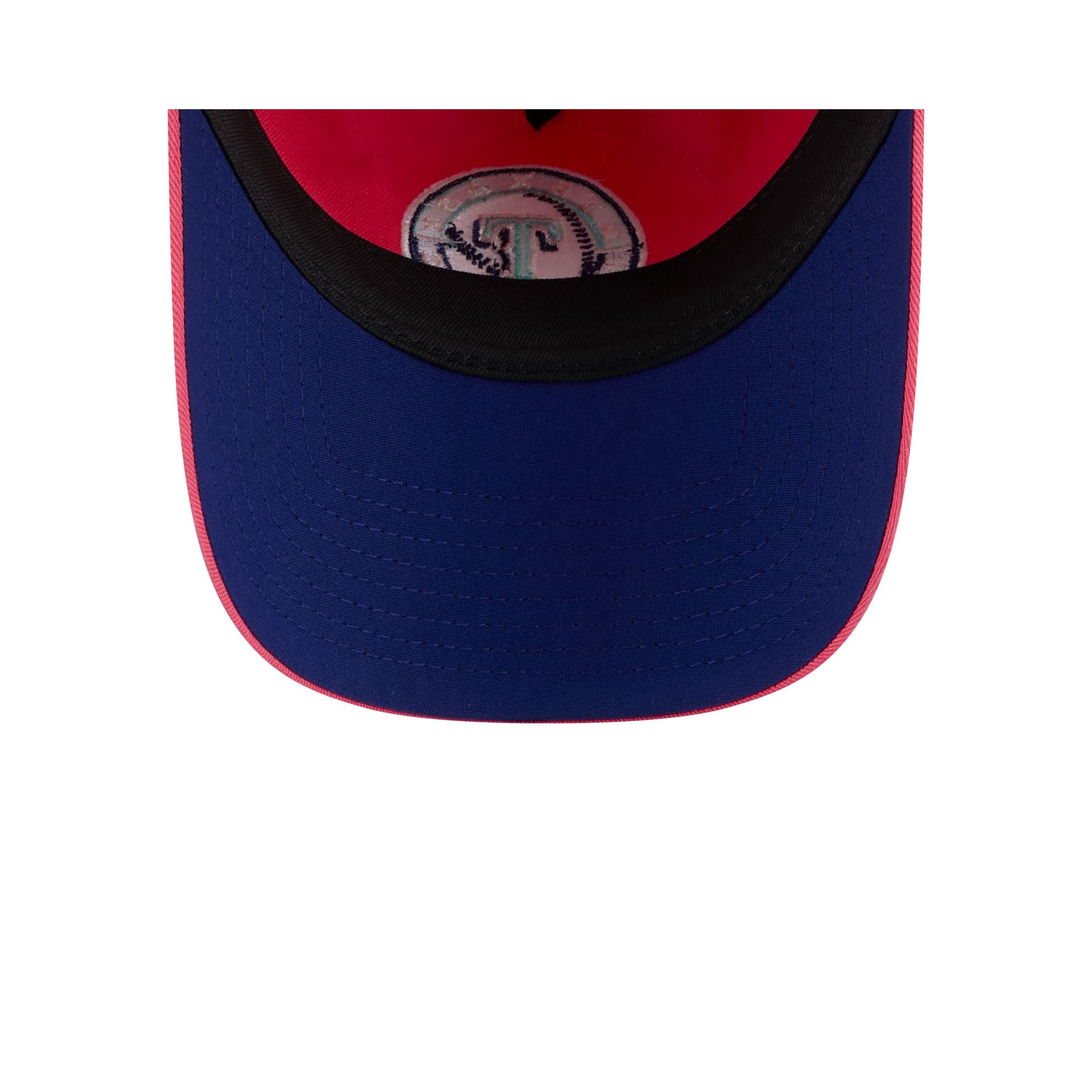 Texas Rangers Coral 9TWENTY A-Frame Adjustable Hat