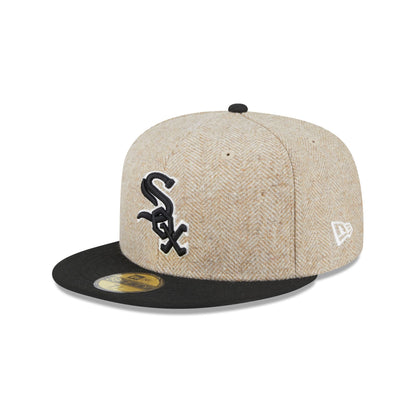 Chicago White Sox Herringbone Moon 59FIFTY Fitted Hat