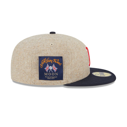 Boston Red Sox Herringbone Moon 59FIFTY Fitted Hat