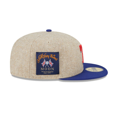 Texas Rangers Herringbone Moon 59FIFTY Fitted Hat