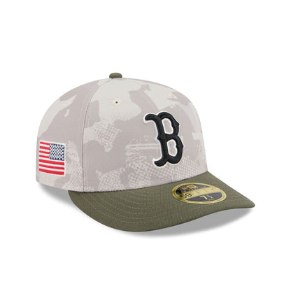Boston Red Sox Armed Forces Day 2025 Low Profile 59FIFTY Fitted Hat