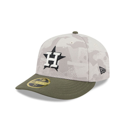 Houston Astros Armed Forces Day 2025 Low Profile 59FIFTY Fitted Hat