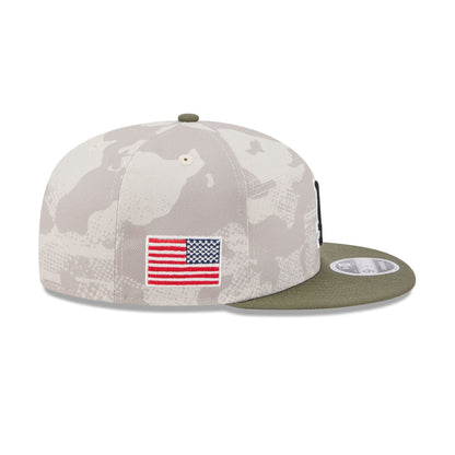 Los Angeles Dodgers Armed Forces Day 2025 Split Panel 9FIFTY Snapback Hat