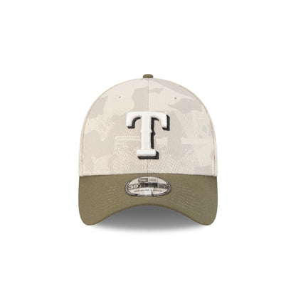 Texas Rangers Armed Forces Day 2025 39THIRTY Stretch Fit Hat