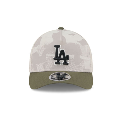 Los Angeles Dodgers Armed Forces Day 2025 9FORTY M-Crown A-Frame Trucker Hat