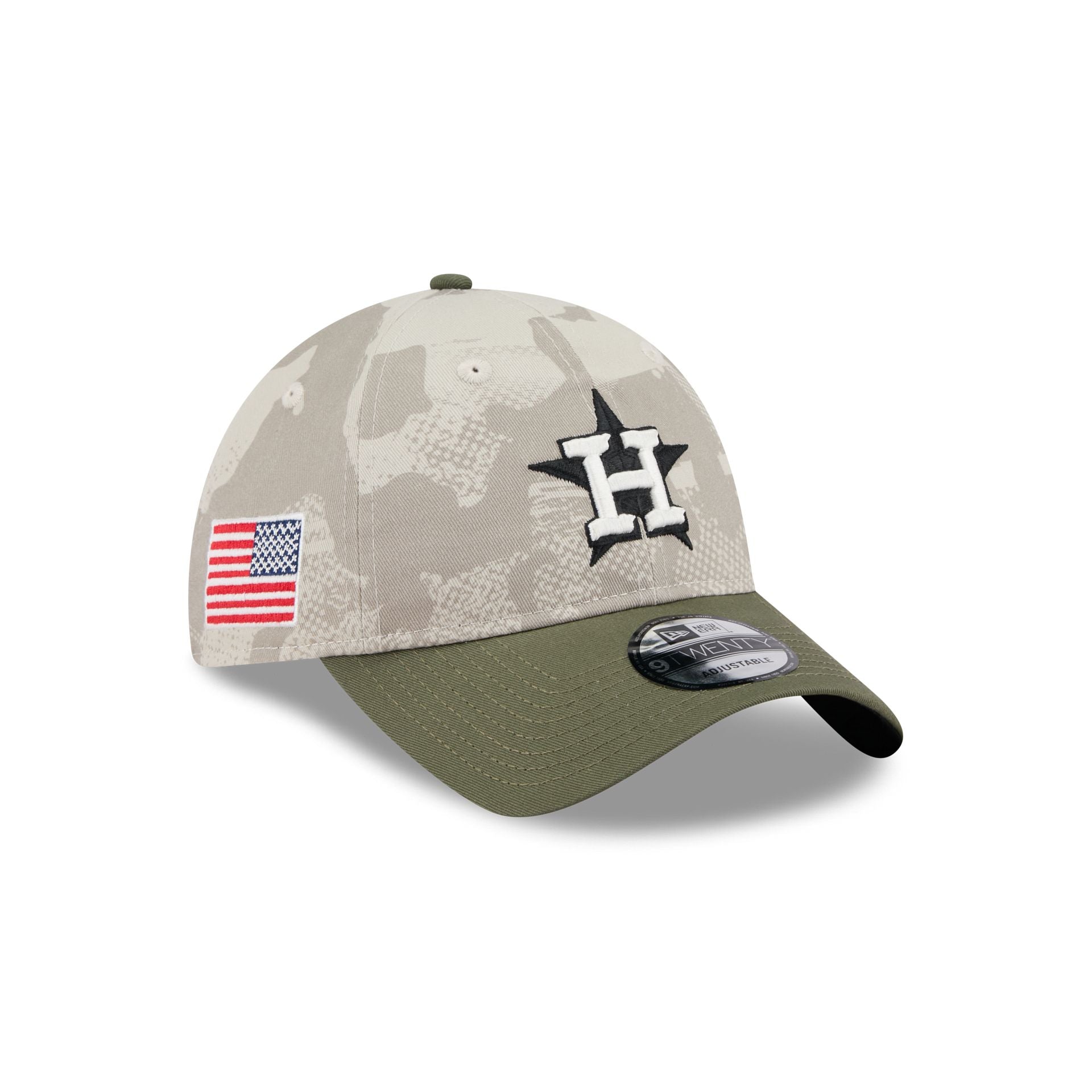 Houston Astros Armed Forces Day 2025 9TWENTY Adjustable Hat