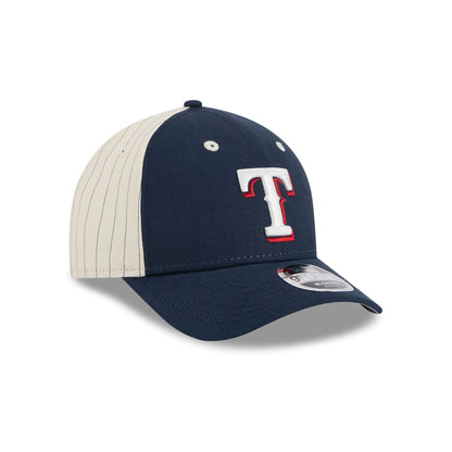 Texas Rangers Linen 9FORTY M-Crown Snapback Hat