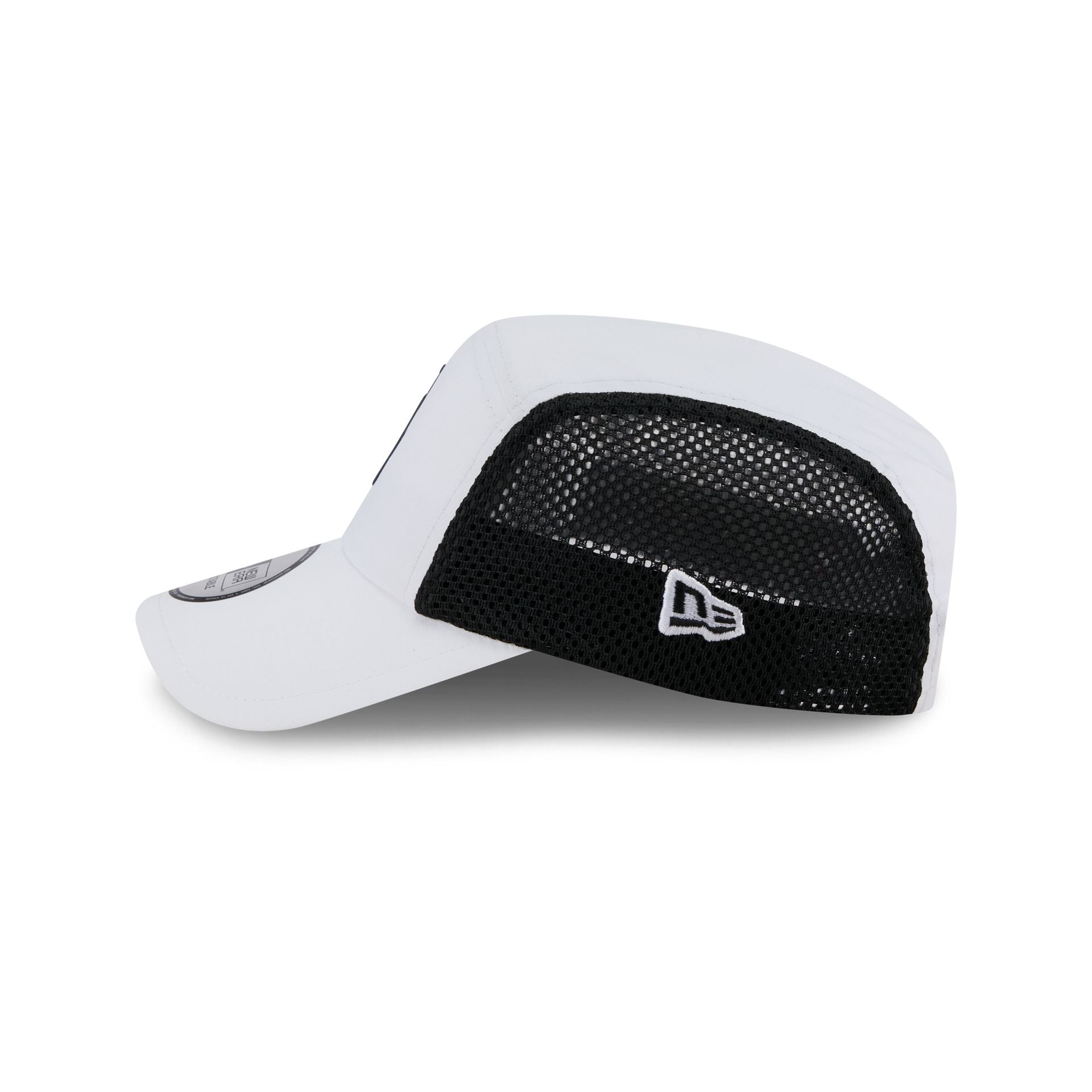 Los Angeles Dodgers White Poly Runner Adjustable Hat