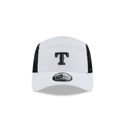 Texas Rangers White Poly Runner Adjustable Hat