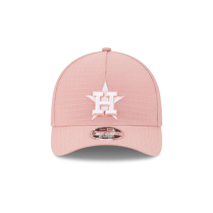 Houston Astros Pink Ripstop 9FORTY M-Crown A-Frame Snapback Hat
