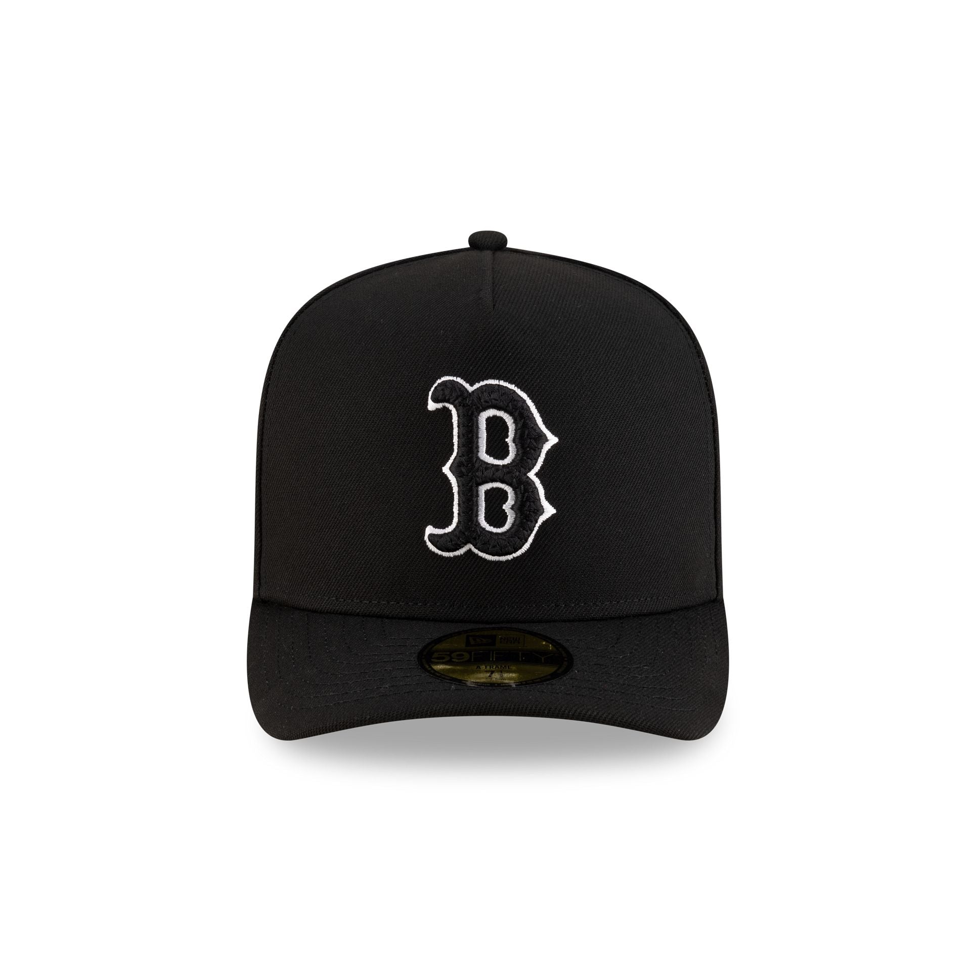 Boston Red Sox Black Script Safety Pin 59FIFTY A-Frame Fitted Hat