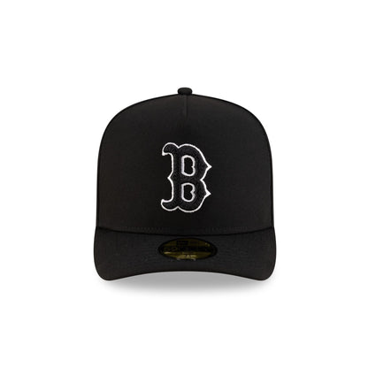 Boston Red Sox Black Script Safety Pin 59FIFTY A-Frame Fitted Hat