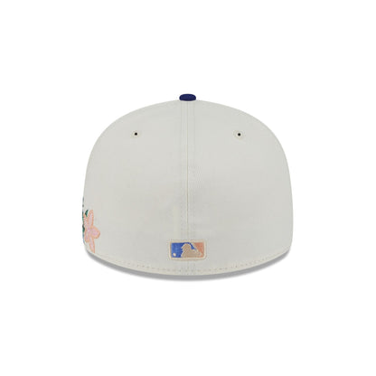 Texas Rangers Tonal Florals White 59FIFTY Fitted Hat