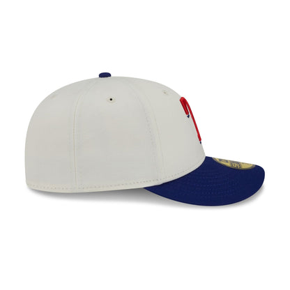 Texas Rangers Tonal Florals White 59FIFTY Fitted Hat