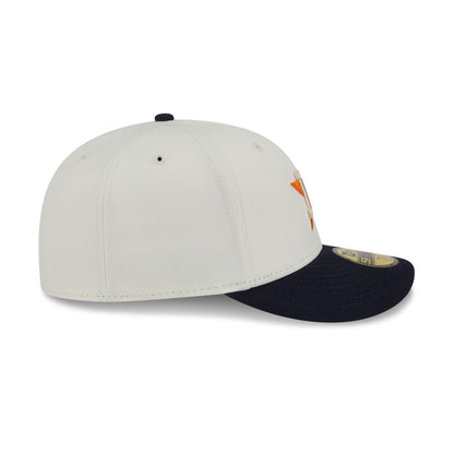 Houston Astros Tonal Florals White 59FIFTY Fitted Hat