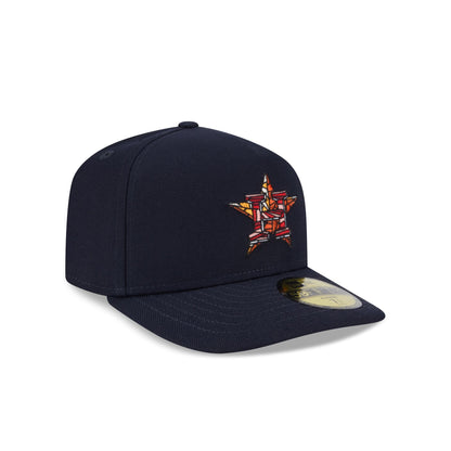 Houston Astros Stained Glass 59FIFTY A-Frame Fitted Hat