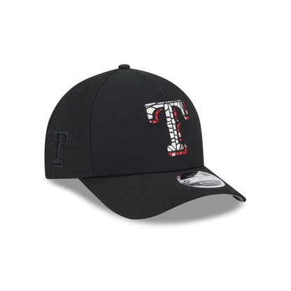Texas Rangers Stained Glass 9FORTY M-Crown A-Frame Snapback Hat