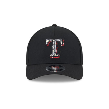 Texas Rangers Stained Glass 9FORTY M-Crown A-Frame Snapback Hat