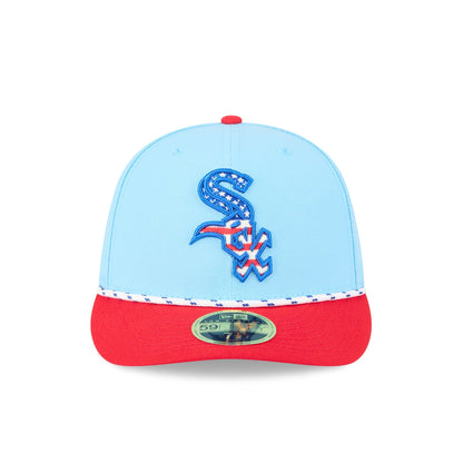 Chicago White Sox Independence Day 2025 Low Profile 59FIFTY Fitted Hat