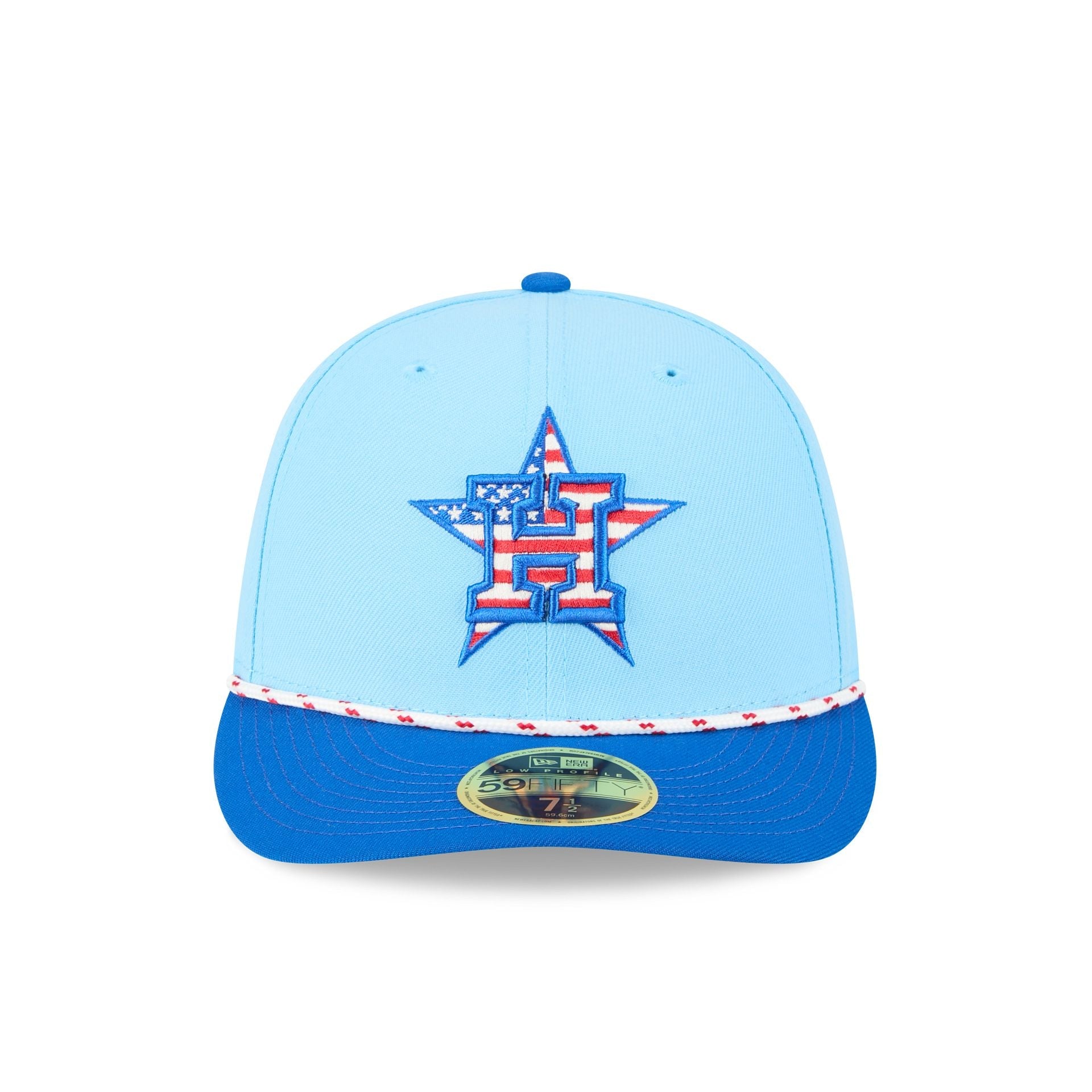 Houston Astros Independence Day 2025 Low Profile 59FIFTY Fitted Hat