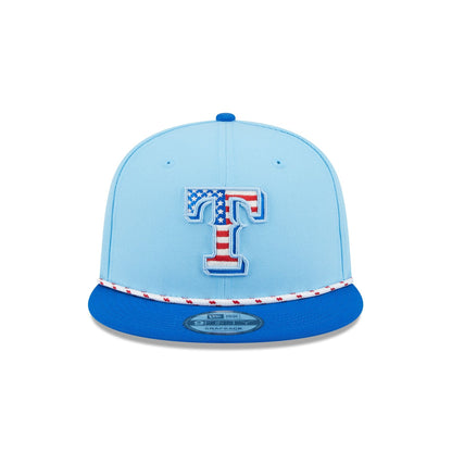 Texas Rangers Independence Day 2025 9FIFTY Snapback Hat