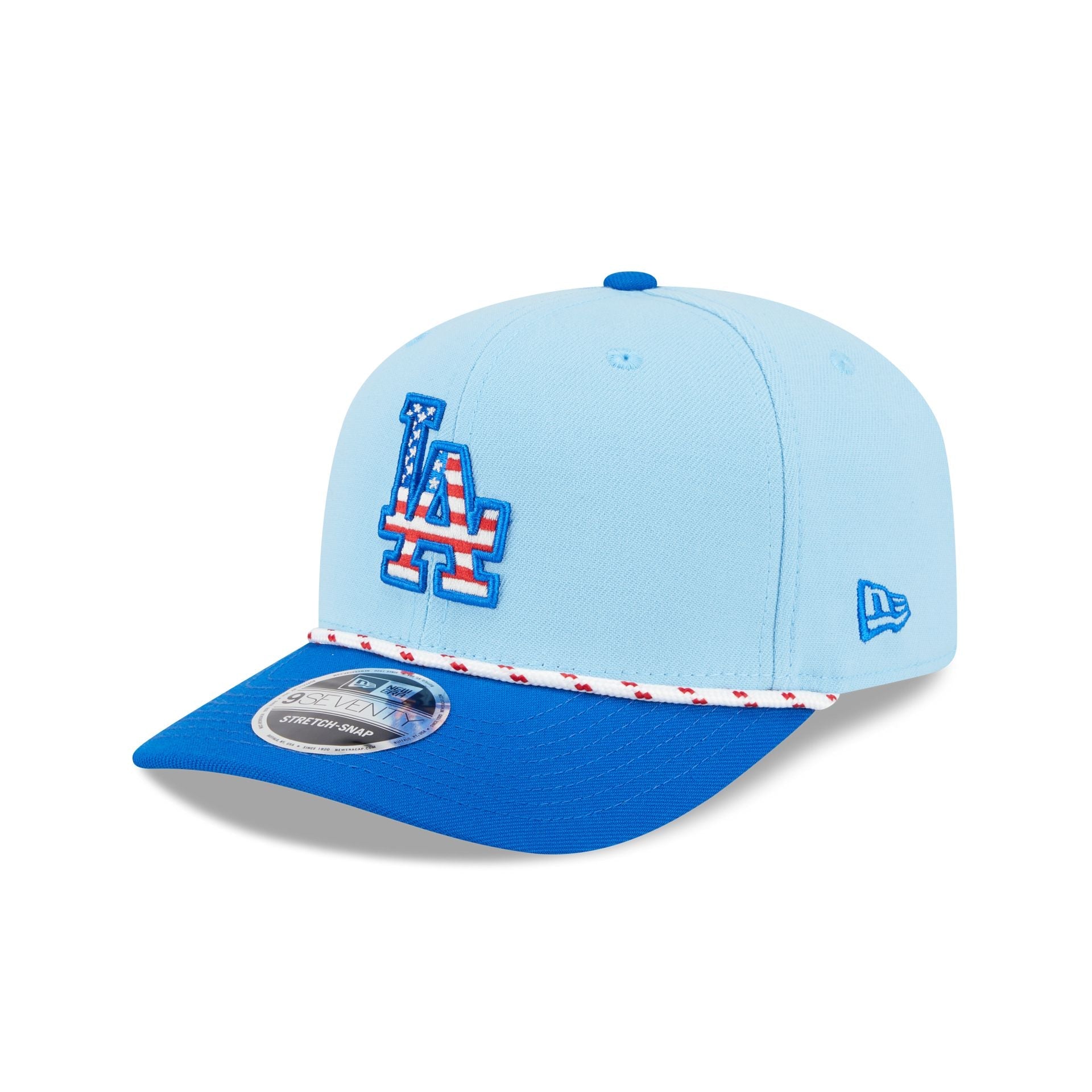 Los Angeles Dodgers Independence Day 2025 9SEVENTY Stretch-Snap Hat
