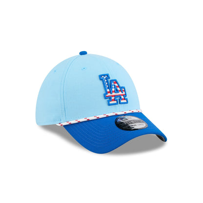 Los Angeles Dodgers Independence Day 2025 39THIRTY Stretch Fit Hat