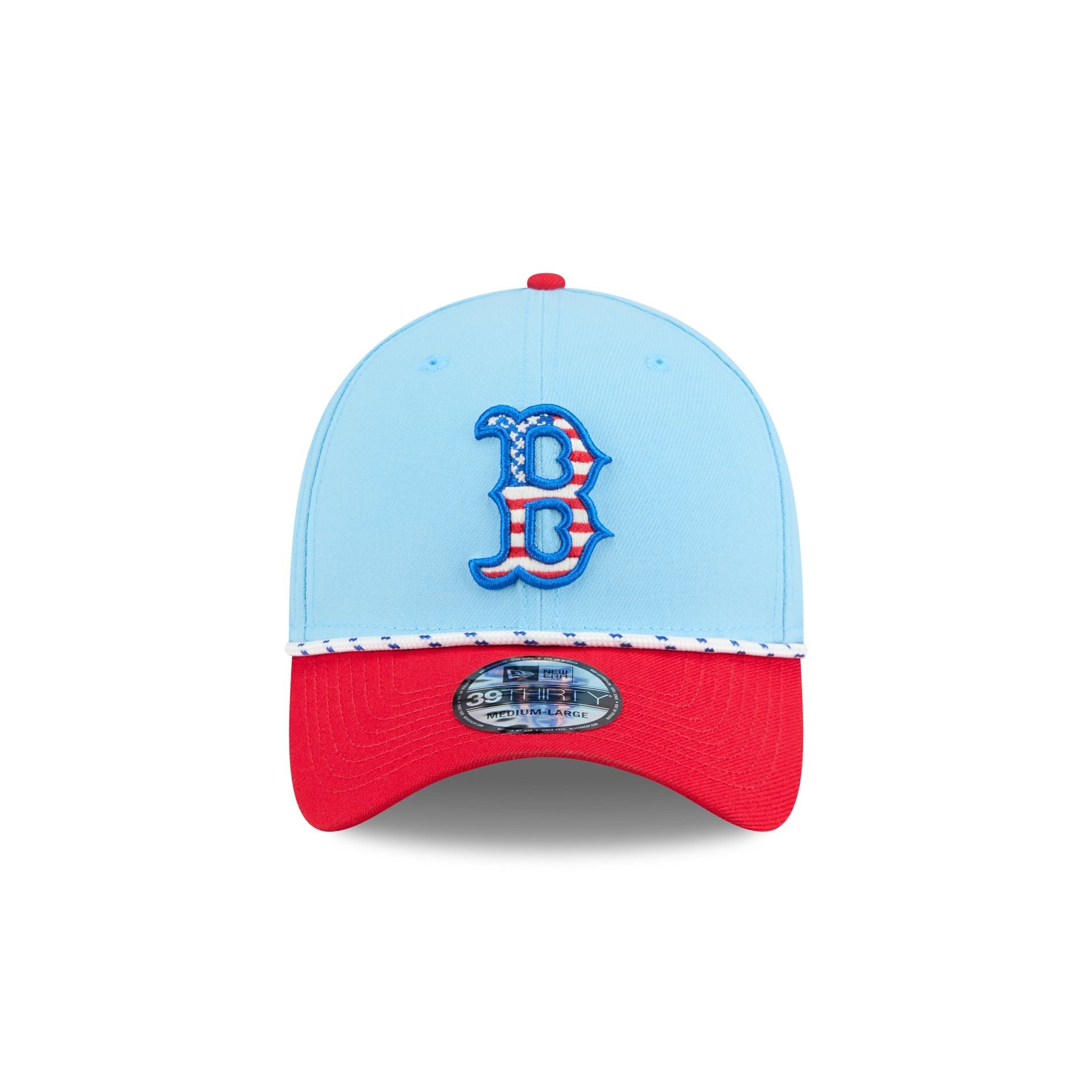 Boston Red Sox Independence Day 2025 39THIRTY Stretch Fit Hat