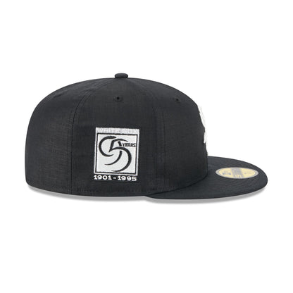 Team Linen Chicago White Sox 59FIFTY Fitted Hat