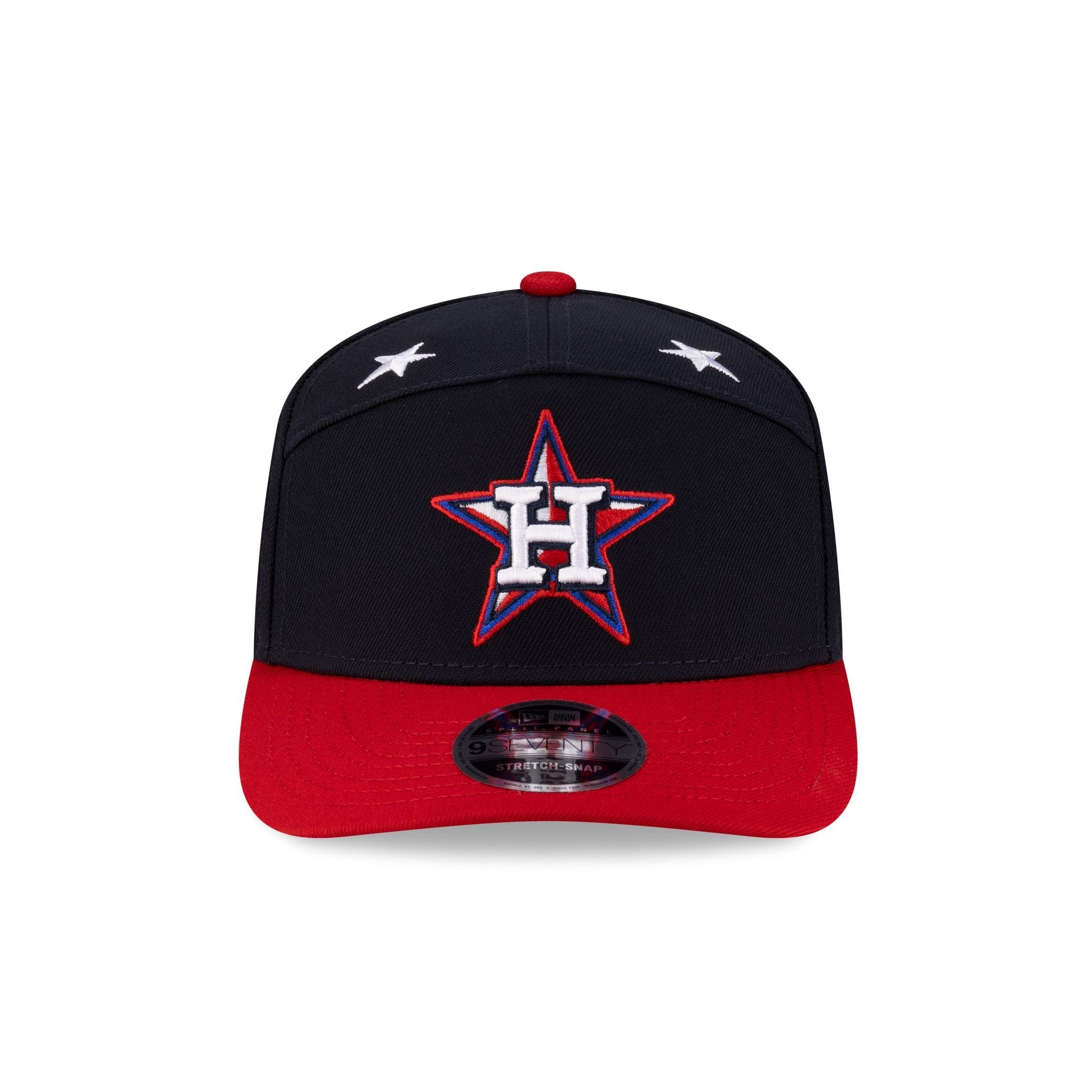 Houston Astros 2025 All-Star Game Workout Split Panel 9SEVENTY Stretch-Snap Hat