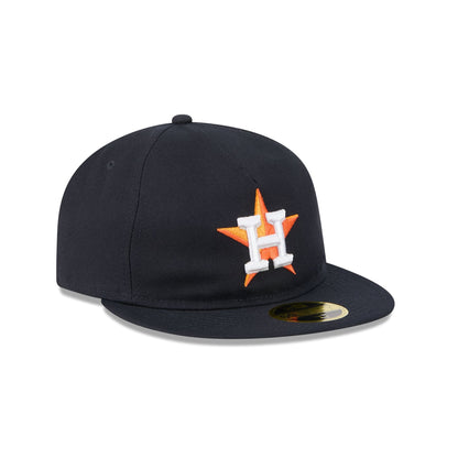 Houston Astros Easy Retro Crown 59FIFTY A-Frame Fitted Hat