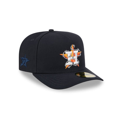 Houston Astros Barbed Wire 59FIFTY A-Frame Fitted Hat
