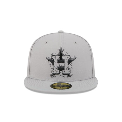 Houston Astros Cracked Cement 59FIFTY Fitted Hat