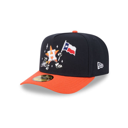 Houston Astros Cartoon 59FIFTY A-Frame Fitted Hat
