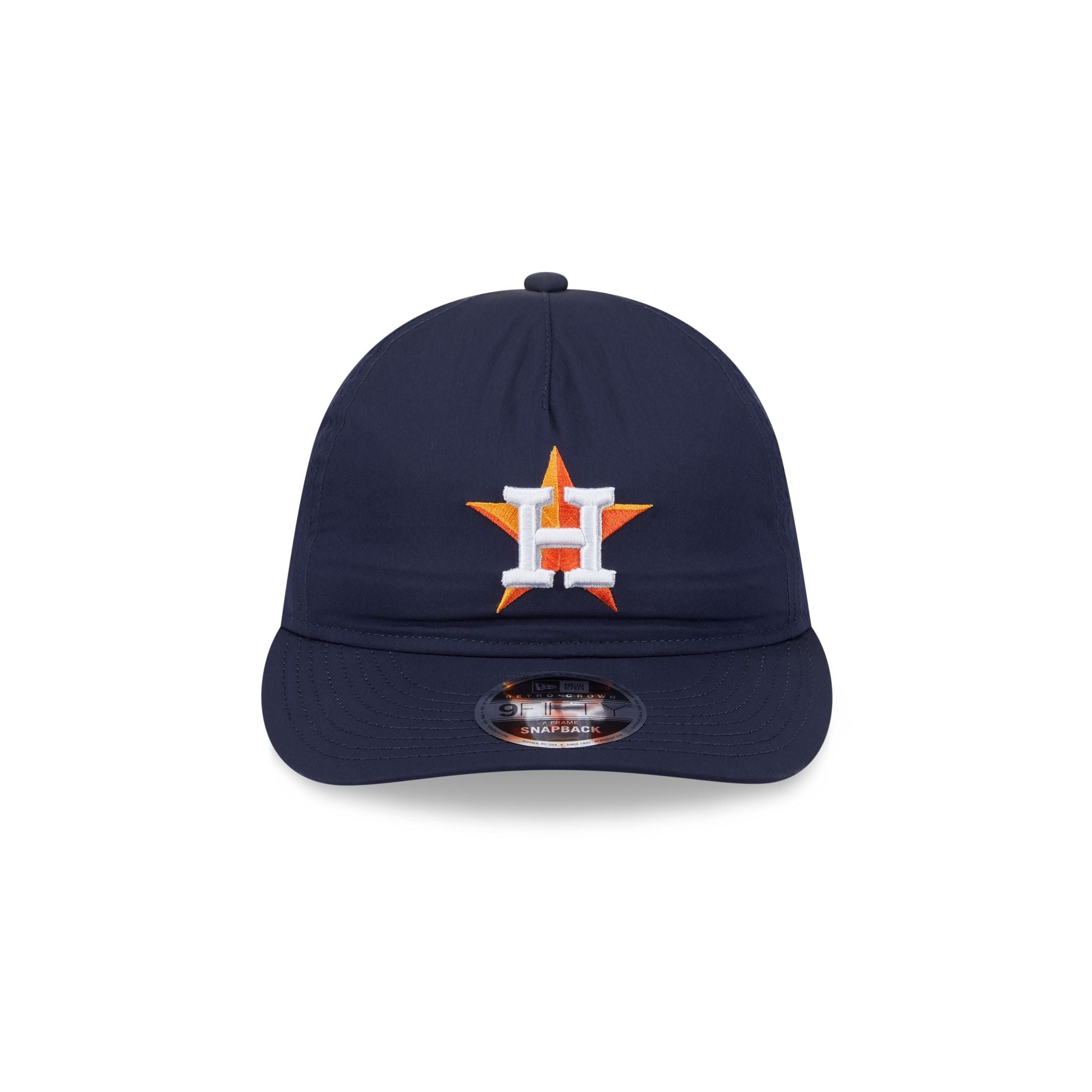 Houston Astros Nylon Retro Crown 9FIFTY A-Frame Snapback Hat