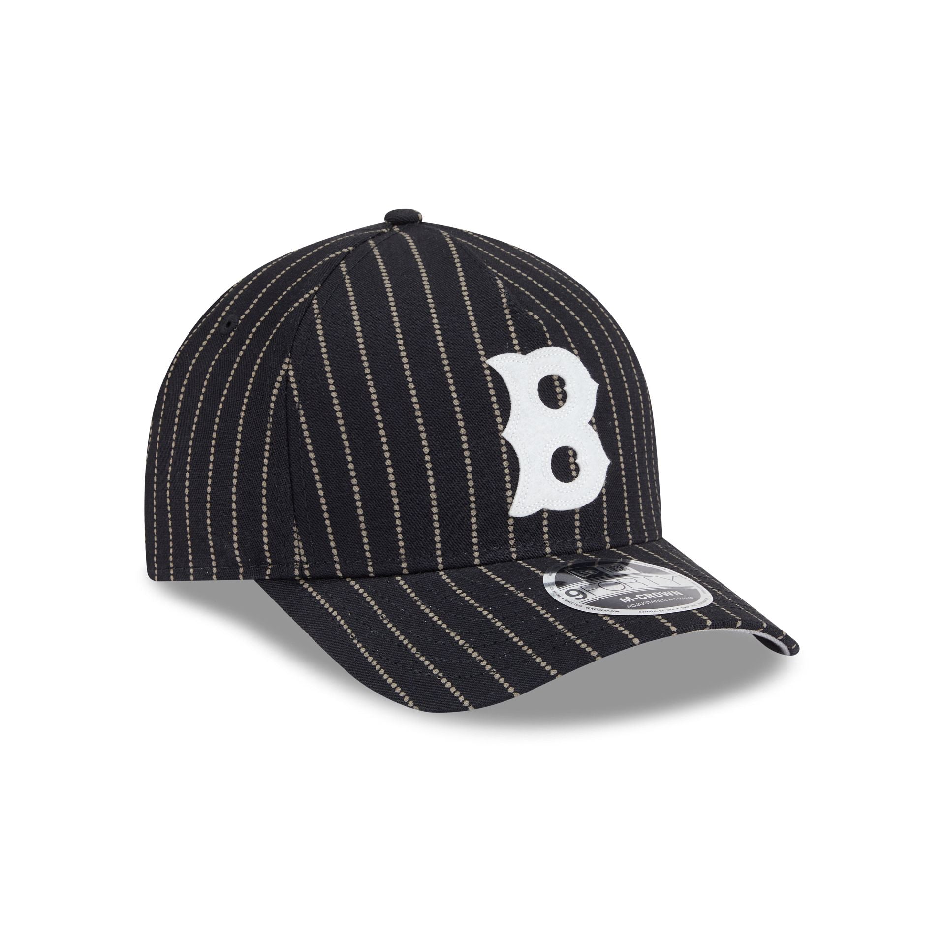 Boston Red Sox Dotted Pinstripe 9FORTY M-Crown A-Frame Adjustable Hat