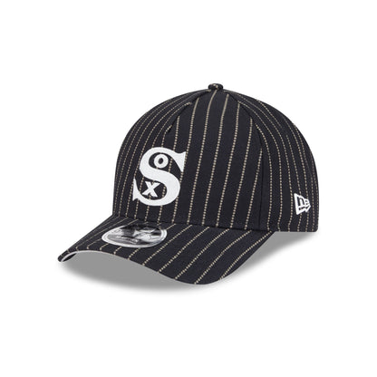 Chicago White Sox Dotted Pinstripe 9FORTY M-Crown A-Frame Adjustable Hat